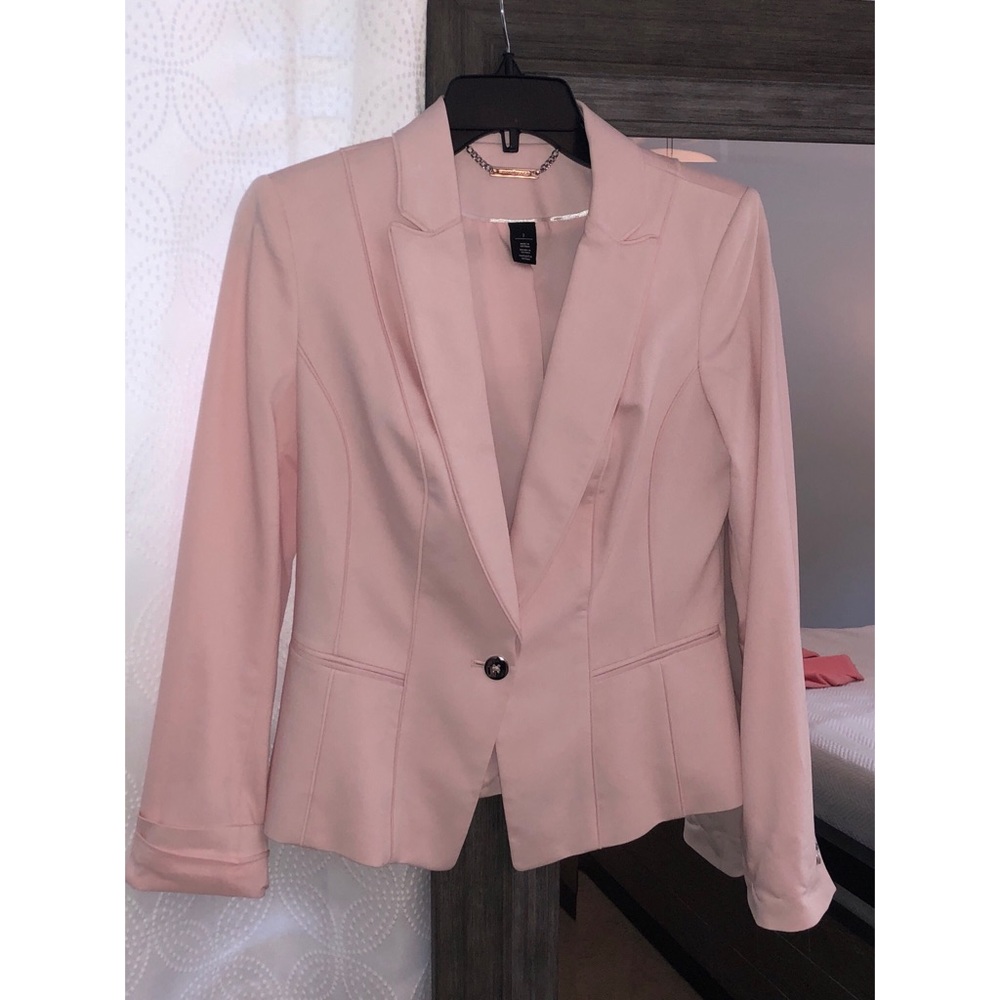 White House Black Market- light pink blazer